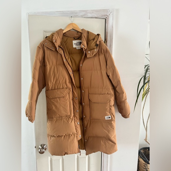 The North Face Down Sierra Hooded Parka coat 600 series sz large - Picture 2 of 5